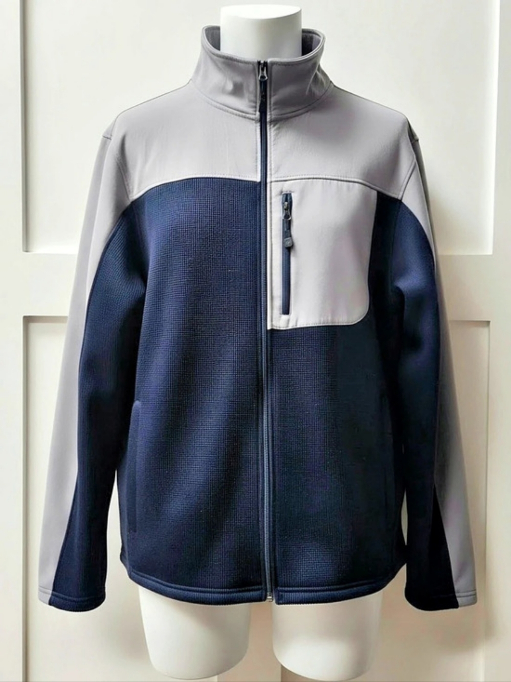 Swiss Tech Color Block Fleece Jacket 2XL